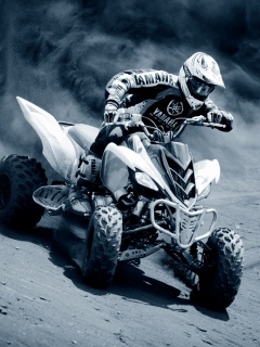 Спортсмен на квадроцикле обои