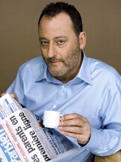 Жан рено пьет кофе обои