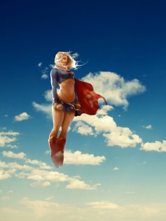 Супердевушка обои