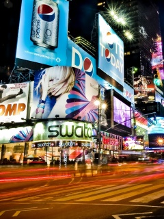 Огни мегаполиса обои