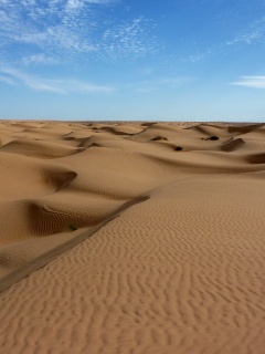 Пустыня до самого горизонта обои
