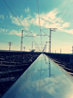 Фото вдоль железной дороги обои