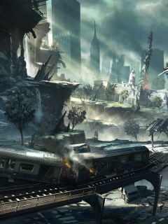 Развалины Нью-Йорка обои