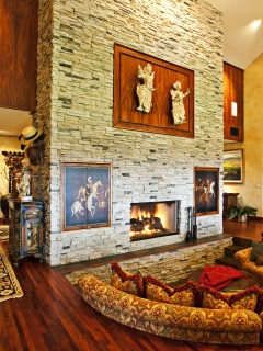 Интерьер гостинной обои