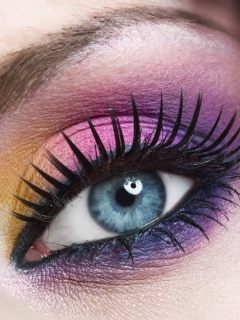 Макияж и цветок обои