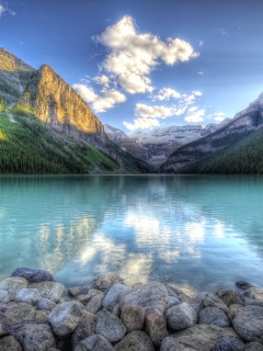 Горное озеро обои