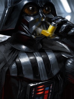 Дарт Вейдер с ингалятором обои