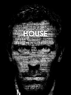 Хаус типографика обои