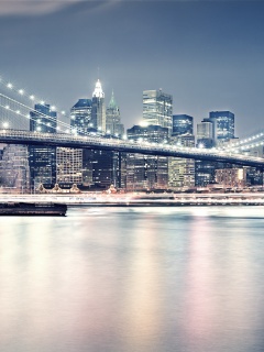 Огни ночного города обои