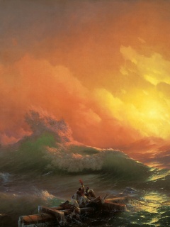 Айвазовский: Девятый вал обои