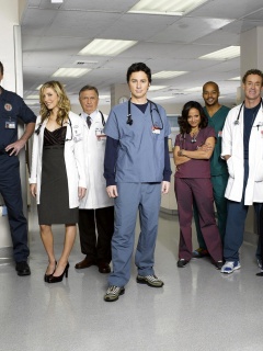 Герои сериала Клиника обои