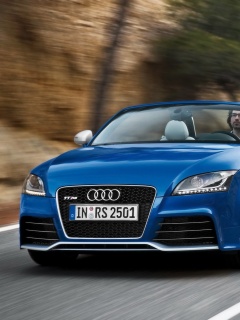 Кабриолет ауди: вид спереди обои