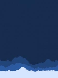 Над облаками в векторном стиле обои