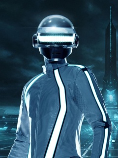 Daft Punk на съемках фильма TRON обои