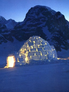 Иглу изо льда обои