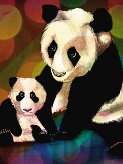 Панды обои
