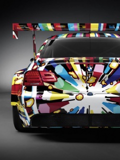 BMW  в сумасшедшем окрасе обои