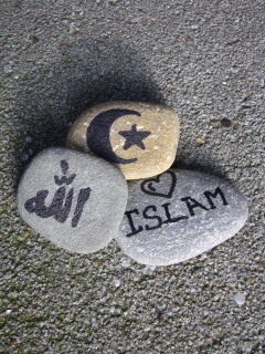 Религия на камнях обои