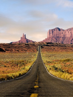 Дорога в пустыне обои