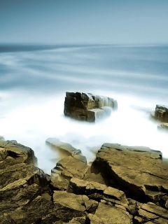 Скалы у моря обои