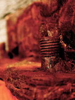 Проржавевшие болты обои