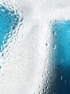 За стеклом обои