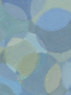 Голубые круги обои