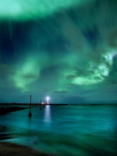 Ночь на севере обои