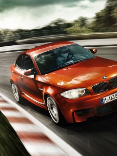 Гонщик за рулем BMW M1 обои