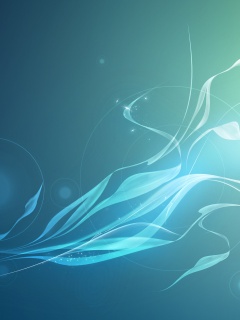 Лёгкая голубая абстракция обои