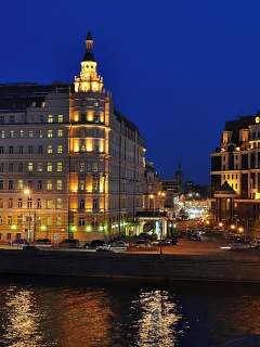 Ночной город обои