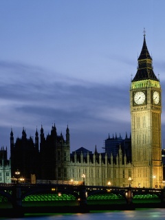 Биг Бен и здание парламента ночью обои