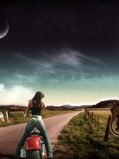 Путешествие на мотоцикле обои