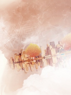 Абстрактный город обои