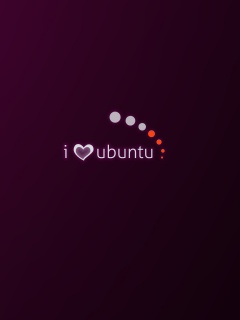 Я люблю убунту обои