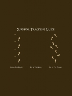 Следы: Пират, Ниндзя, Зомби обои