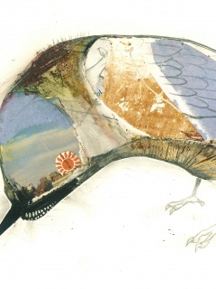 Аппликация Стефана Томпсона "Птица" обои