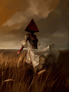 Треугольная голова обои