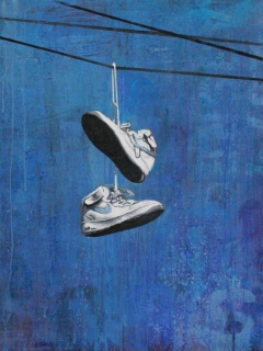 Кросовки на проводе обои