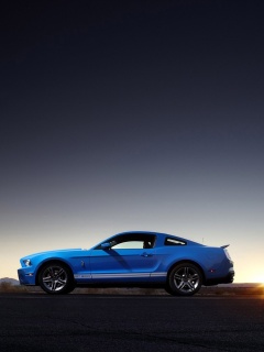 Синий форд мустанг обои