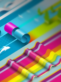 Аппликация из цветной бумаги обои