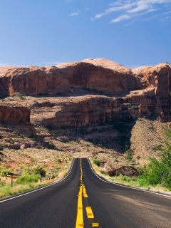 Дорога в горах обои