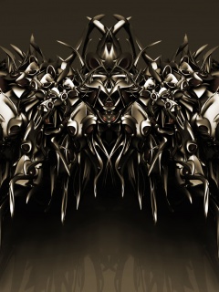 Страшная трехмерная абстракция обои