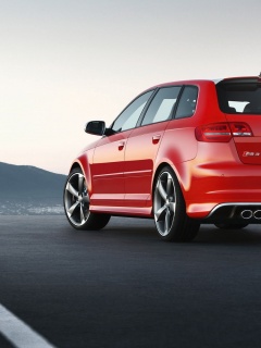 Audi модели RS3 сзади обои