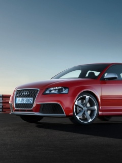 Фотосессия Audi RS3 на треке обои