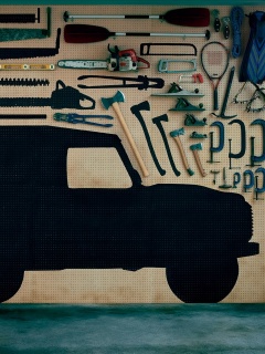 Типичный гараж обои