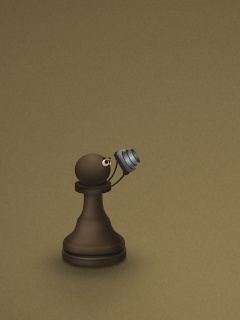 Пешка фотографирует короля обои