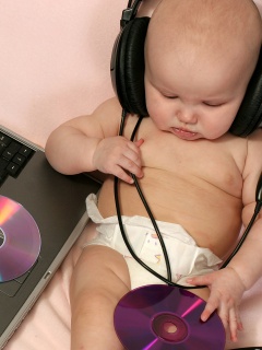 Маленький диск жокей обои