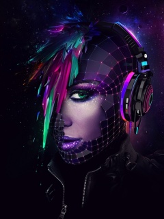 Кристаллические девушки из компьютерного мира обои