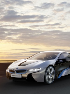 Концепт БМВ на дороге обои